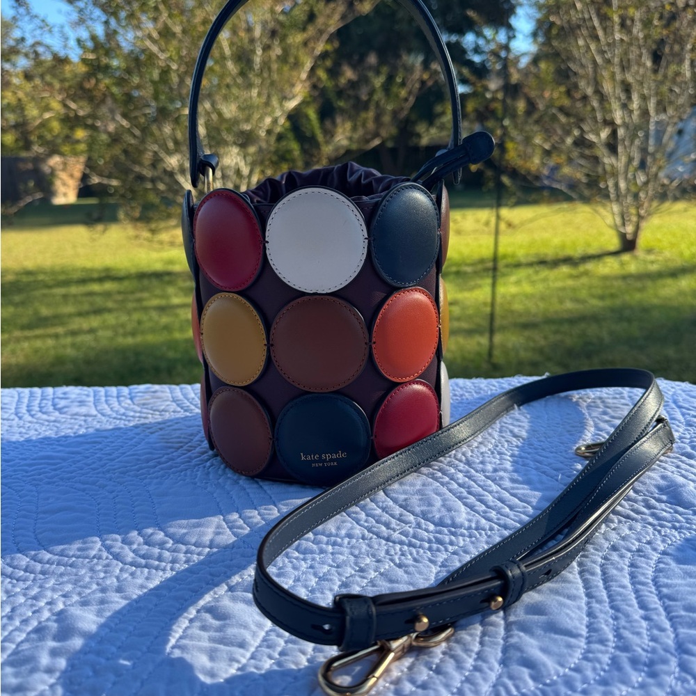 Kate Spade New York Dottie Small Bucket Bag With Crossbody Strap - Picture 4 of 15